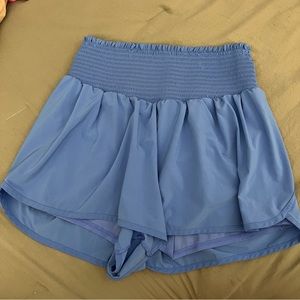 Aerie Real Me Smocked Running Shorts